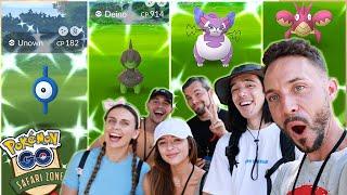 SURPRISE New *SHINY UNOWN* Release! Safari Zone - Seville, Spain | Pokémon GO