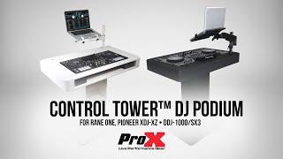 Control Tower DJ Stand w/ Laptop Arm for RANE ONE and PIONEER XDJ-XZ, DDJ-1000/SRT/SX3