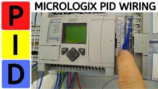 PID Wiring. Analog Inputs and Outputs to Allen Bradley Micrologix PLC