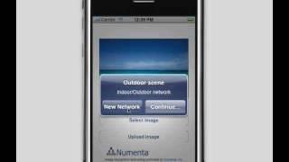 vNets, iPhone mobile access to Vision Networks on Numenta server.