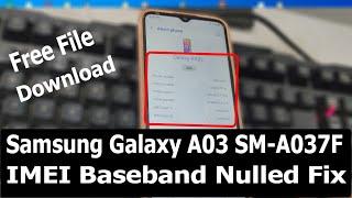 Samsung A03s SM-A037F IMEI And Baseband Nulled Fix / Gsm-ProFix.Com