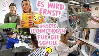 Es wird ernst! Schule & Lernen für Klassenarbeiten! • Bibliothek Ausflug Vlog • Maria Castielle