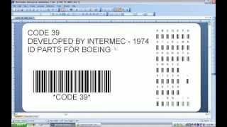 Barcode Standards - Code39