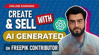 How to upload AI-generated content on Freepik Contributor in Urdu | Hindi