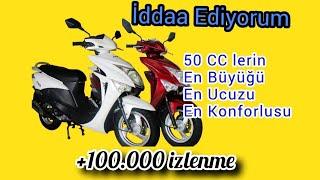 +100.000 izlenme | Böyle bir Motosiklet Yok. 50 cc lerin Paşası !!! Fiyat ! Performans ! Cüsse !