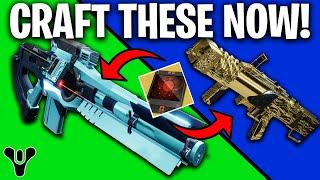 MUST HAVE CRAFTED WEAPONS Before The Final Shape (From Each Slot) | Season 22 Season of The Witch