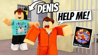 I Played Denis Daily's Game! Roblox Prison Run!