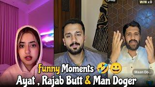 March 8, 2025 TikTok Live Match | Ayat , Rajab Butt & Man Doger | Funny Moments 