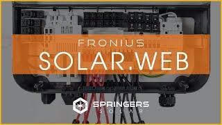 How to view & use the Fronius Solar.Web App