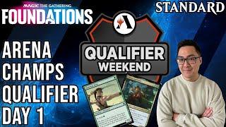 Rank 1 Drafter Plays Standard To Qualify For The Arena Championship | Qualifier Weekend Day 1 | MTGA