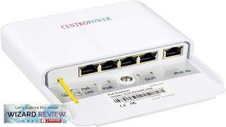 5 Port Outdoor POE Switch/Extender/Booster 60W 48V 10/100/1000M POE Passthrough Switch Review