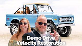 Demo Drive of a Velocity Restoration 1968 Ford Bronco | Exquisite Classic Build