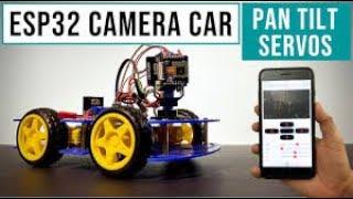 Surveillance Car with PAN TILT Control | Using ESP-32 Cam Module |