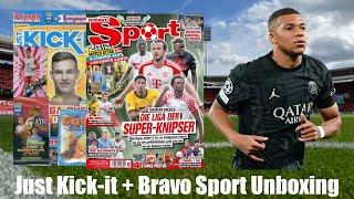 Just Kick-it! Magazin 07/23 & Bravo Sport 11/23 UNBOXING mit 3 LIMITED EDITION KARTEN!