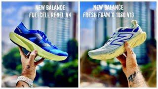 REVIEW ESPECIAL: NEW BALANCE FUELCELL REBEL v4 VS. NEW BALANCE FRESH FOAM X 1080 v13