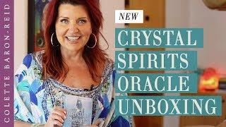 Crystal Spirits Oracle Cards Unboxing  New Colette Baron-Reid Oracle Card Deck