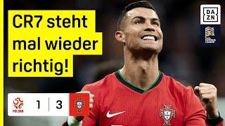 Leao zaubert, CR7 trifft! Portugal schlägt Lewy & Co.: Polen – Portugal | UEFA Nations League | DAZN