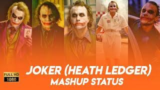 Joker WhatsApp Status||Heath Ledger WhatsApp Status||Joker Mashup WhatsApp Status||Bharath Editz||