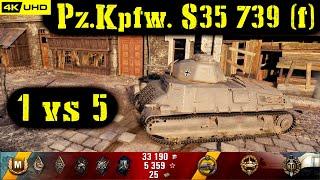 World of Tanks Pz.Kpfw. S35 739 (f) Replay - 10 Kills 1.1K DMG(Patch 1.6.1)