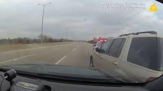 Dashcam: Abuser Hits 2 Squads in High-Speed Chase, Wrong Way Driving