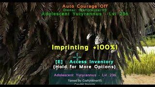 ARK How to get Full 100% Imprinting With A Single Imprint on (Almost) Every Dino!!