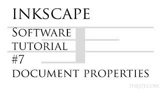 Inkscape Software Tutorial #7 Document Properties