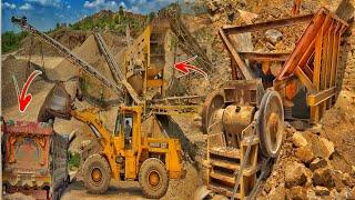 How To Make Manufactured Sand From Crushing Rocks | Making Stone Crush In Crushing Machine