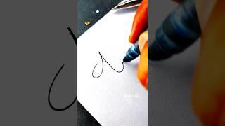 Do this for A signature Ajith #signature #calligraphy #calligraphyart #cursive #shorts