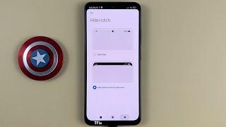 How to hide the notch, hide the front camera on Xiaomi Redmi Note 11 Android 12
