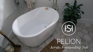 The Space-Saving Pelion Freestanding Tub