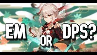 How to build Kazuha - Elemental Mastery or DPS? | Genshin Impact