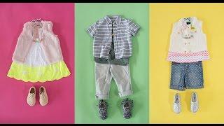 Kids' Summer to Fall Fashion - Three Ways to Wear a Dress, Denim Vest, and Button-Up Shirt