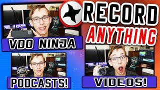 ULTIMATE VDO Ninja Tutorial - Record High Quality Group Videos