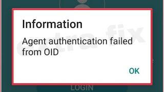 Jio POS Plus Fix Agent authentication failed from OID Problem Solve