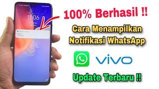 Cara Menampilkan Notifikasi WhatsApp Diatas Layar Hp Vivo Y15S