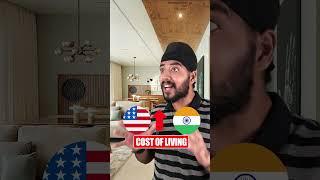 USA vs India, Cost of Living #finance #education #salary #jobs