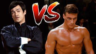 Бой Брюс Ли против Ван Дамма BRUCE LEE vs JEAN CLAUDE VAN DAMME