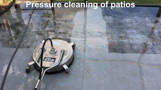 Pressure cleaning of patios in Cooper City, Florida