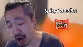 2LegitCity Eats 1 Bag of 2x Spicy Samyang Buldak Ramen - Spicy Noodles Challenge