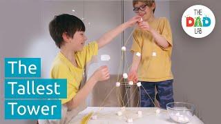 Building Spaghetti and Marshmallows Tower | The Tallest Tower Challenge