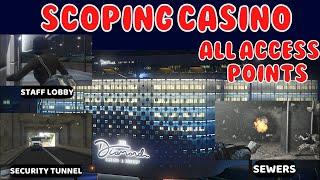 How to scope out casino including all access points GTA Online