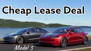 Tesla Current Lease Deal On A New Model 3 RWD For 24 Months Is Crazy Good!