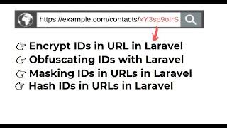  Encrypt IDs in URLs in Laravel | Automatic way |  2021