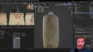 Virtual Restoration in Blender: Texture Painting