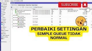 Simple Queue Tidak Normal