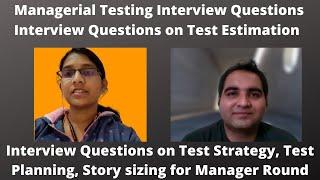 Managerial Testing Interview Experience| Real Time Interview Questions & Answers