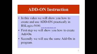 Create Add-On-instruction in Rslogix5000