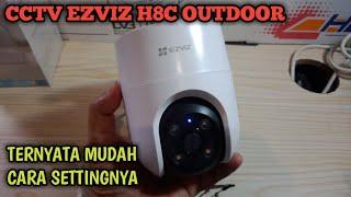 Cara setting cctv Ezviz H8C pantau lewat hp || Ezviz outdoor