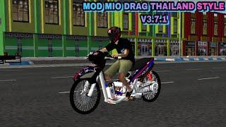 MOD MIO DRAG THAILAND STYLE V3.7.1#apkmod #mods #bussidmania #busgaming #bussid