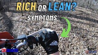 How To Tell If Your Dirt Bike Is Running RICH Or LEAN